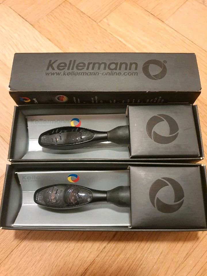 KELLERMANN LED-Blinker/Rücklicht Einheit micro 1000 DF Dark NEU in Muhr am See