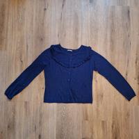 Strickjacke in Blau mit Silberfäden von Orsay Gr. M Bayern - Redwitz a d Rodach Vorschau