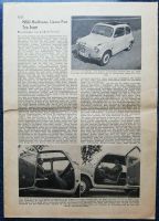 MOTORWELT REVUE Sonderdruck 1957 FIAT JAGST Hessen - Reichelsheim (Wetterau) Vorschau