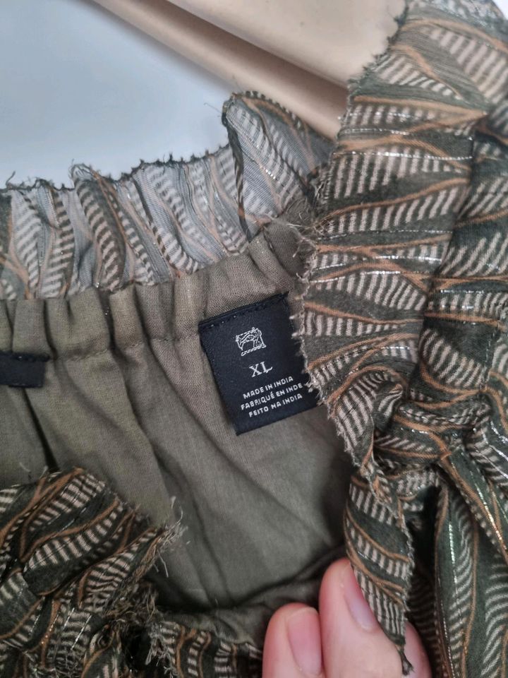 Scotch & Soda Maison Scotch Tunika Kleid khaki XL sexy sommer in Tuntenhausen