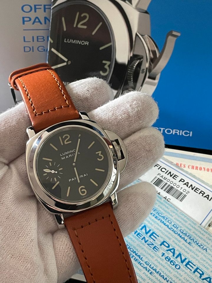 Panerai PAM 00001, TRITIUM Zifferblatt, Sammler Full-Set in München