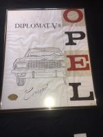 Poster Plakat Diplomat A 5.4 KARMANN V8 Coupe Bild - DIN A 0 Niedersachsen - Wedemark Vorschau