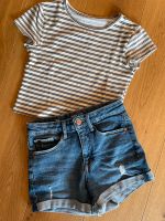 Sommer Set 146 / 152 C&A High Rise Jeans Shorts H&M Top w. neu Rheinland-Pfalz - Koblenz Vorschau