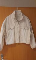 Jeansjacke beige/weiß Baden-Württemberg - Ammerbuch Vorschau