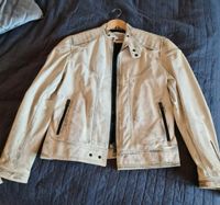 Lutian Herren Lederjacke Weiß "Used-Look" Gr. S Neu Made in Italy Saarbrücken-Mitte - St Johann Vorschau