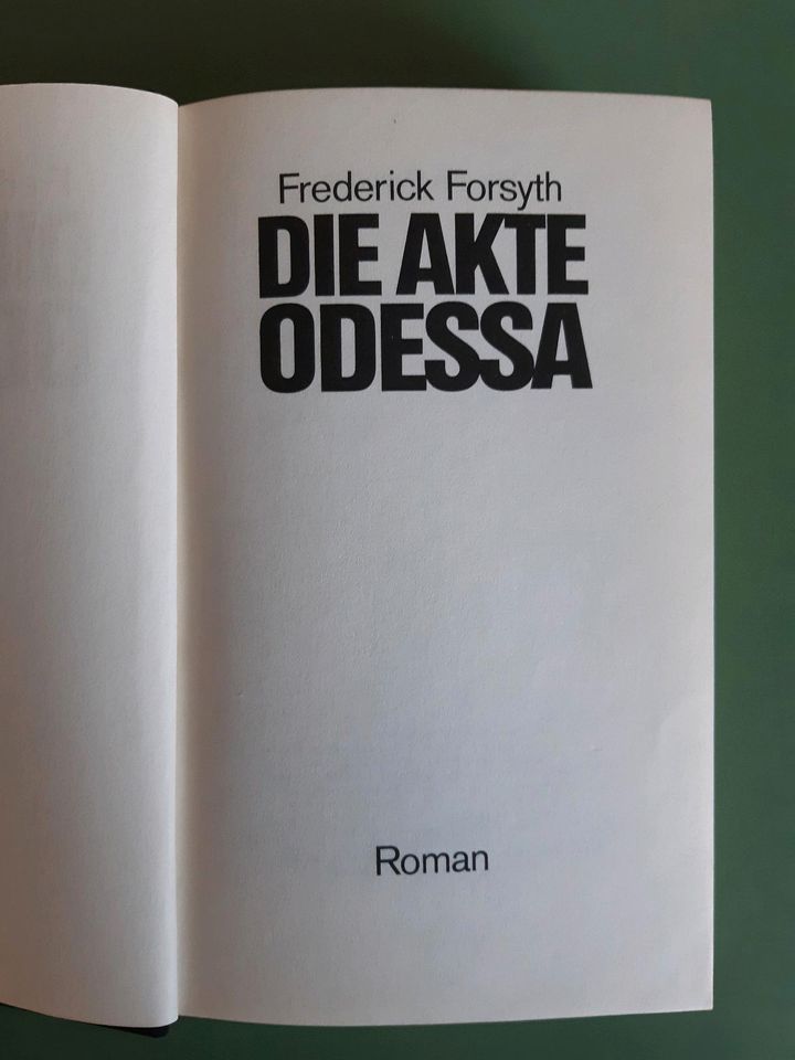 Die Akte Odessa - Roman von Frederick Forsyth in Holler