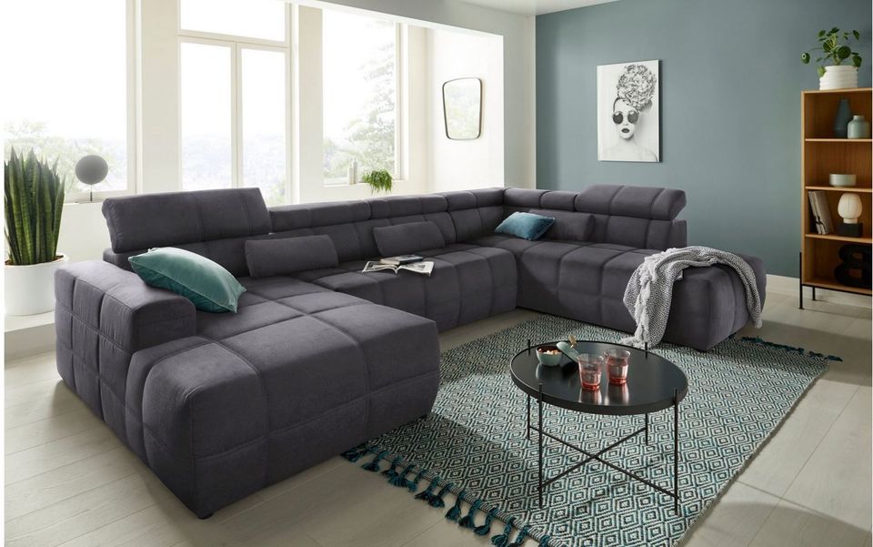 Wohnlandschaft Kopfteil-Funktion 2 Farben Sofa UVP 3199,- NEU in Lippstadt