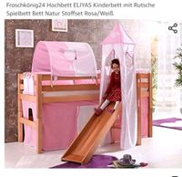 Kinderspiel-und Hochbett mit Rutsche/Mädchen Thüringen - Dermbach Vorschau