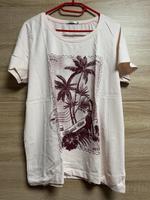 T-Shirt von Cecil in rose/ hellrosa mit Aufdruck (Palmen) Gr. XL Niedersachsen - Bückeburg Vorschau