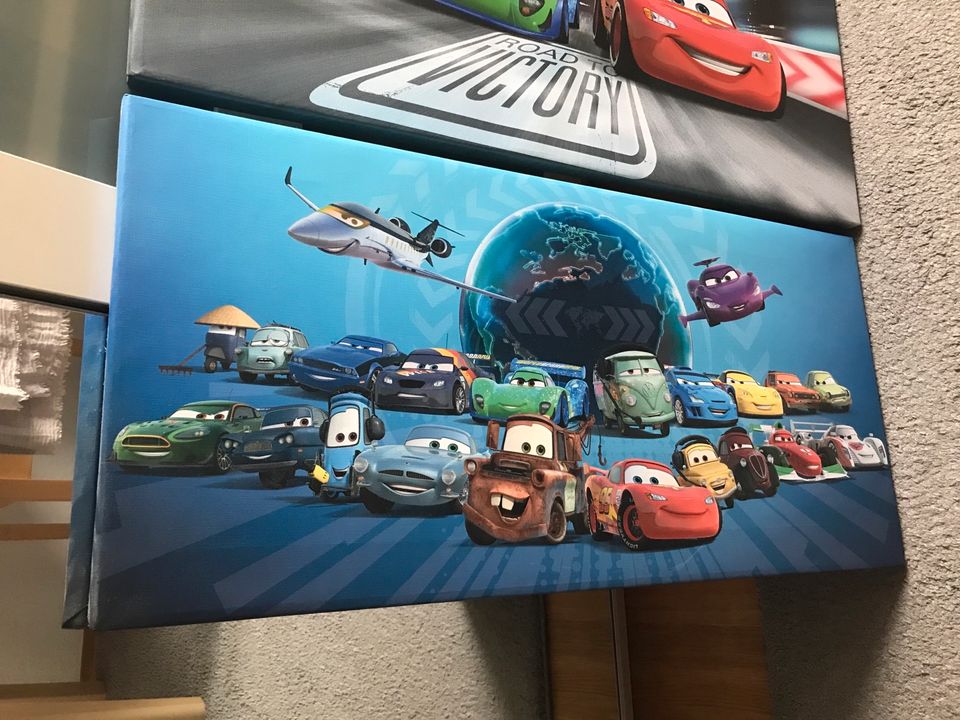 Disney Cars Wandbilder 3x Kinderzimmer in Bruchköbel