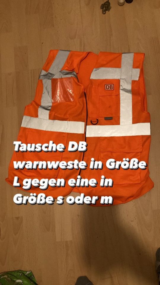 DB Warnweste nur Tausch ! in Oberharmersbach