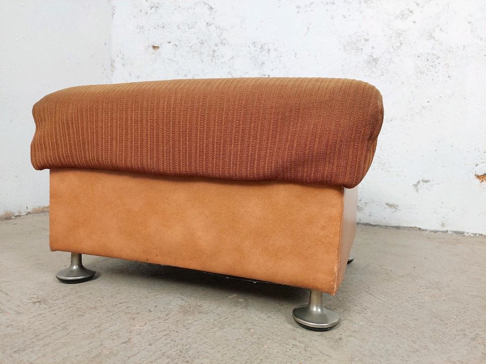 Vintage Hocker Sitzhocker Polster 60er 70er DDR Retro in Leipzig