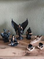 Gothic Figuren, Kerzenhalter, Skelette, Reaper, Skulls im Set Sachsen - Plauen Vorschau