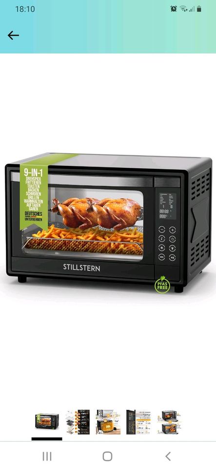 Stillstern Minibackofen mit Umluft (35L) in Herbolzheim