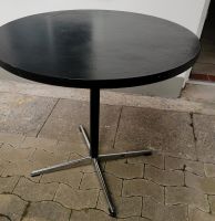 Runder schwarzer Tisch Metallfuß 70er Jahre Vintage Nordrhein-Westfalen - Ense Vorschau