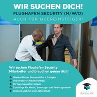 Flughafen-Sicherheitsmitarbeiter (m/w/d)|TOP GEHALT**|job|security|quereinsteiger|sicherheitsmitarbeiter|vollzeit Baden-Württemberg - Waiblingen Vorschau