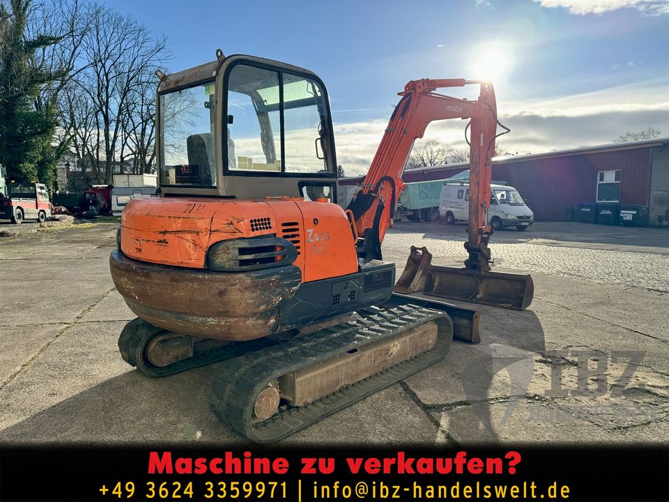 Hitachi ZX50 Kettenbagger Mobilbagger Minibagger 5t Bagger ZX 50 in Ohrdruf