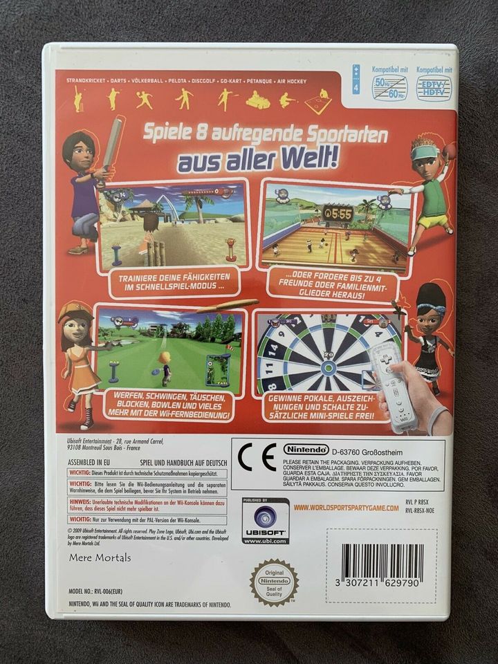 Nintendo Wii Spiel: World Sports Party in Hamburg