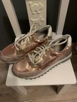 TAMARIS Sneaker, Gr. 38, Roségold, mit Pailletten Bayern - Haldenwang i. Allgäu Vorschau