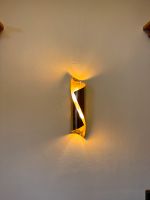 Wandlampe Knikerboker Blattgold Lampe Gold Leuchte Sachsen-Anhalt - Dessau-Roßlau Vorschau