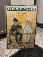 Schild Metall Leibniz Cakes Bahlsen München - Altstadt-Lehel Vorschau