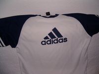 Vintage Adidas Trikot/T Shirt, L, 2004, weiß/blau Wuppertal - Langerfeld-Beyenburg Vorschau