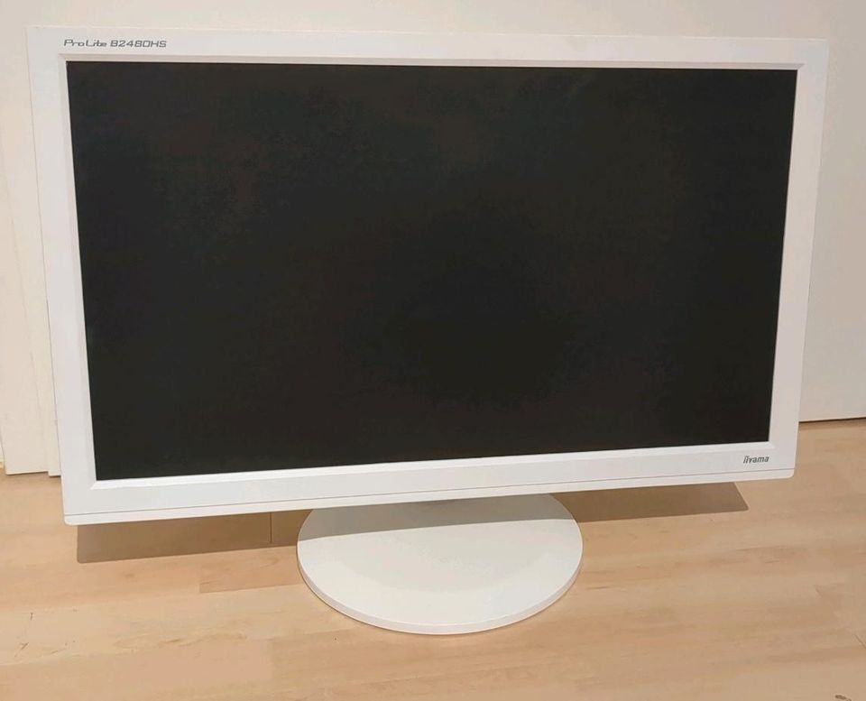 Monitor 24 Zoll HDMI ganz in weiß Schaut sehr cool aus in München