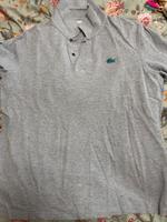 Original Lacoste Polo L1312 Langarm Classic Fit grau Edition Baden-Württemberg - Fellbach Vorschau