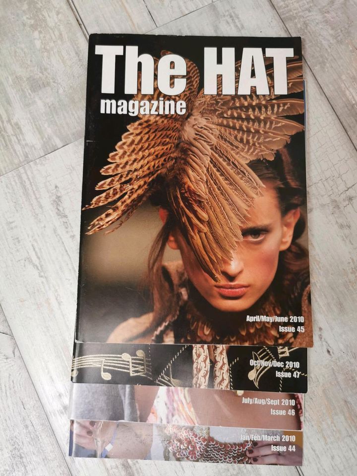 Hutmacher Zubehör " The Hat Magazin" 1999 bis 2010 Jahre in Dresden