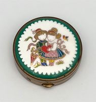 Vintage Pillendose Schmuckbox Trachten Liebespaar Schatulle RAR Schwerin - Altstadt Vorschau