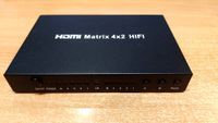 HDMI Matrix 4x2 4K Ultra HD Switch 4 in 2 out Toslink Spdif Audio Nordrhein-Westfalen - Mettmann Vorschau