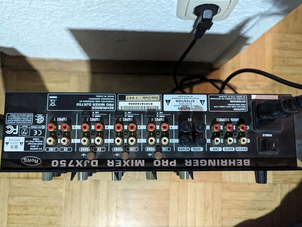 Behringer pro mixer djx750 5 Kanal Mischpult in Gelsenkirchen