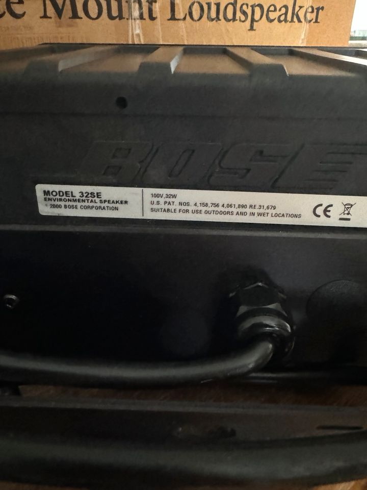 Bose Lautsprecher Model 32SE Black 100V auch Tausch möglich in Grabau