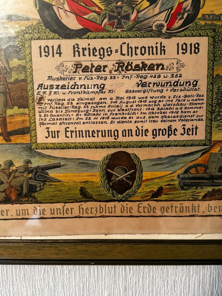 Kriegs-Chronik 1914 bis 1918 in Neukirchen-Vluyn