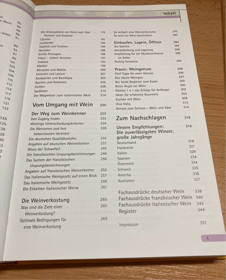 Buch: Das große Wein-Buch in Samswegen