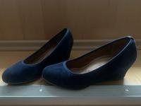 Tamaris Ballerina Pumps Keilabsatz Wedges 37 4 Wildleder marine Berlin - Karlshorst Vorschau