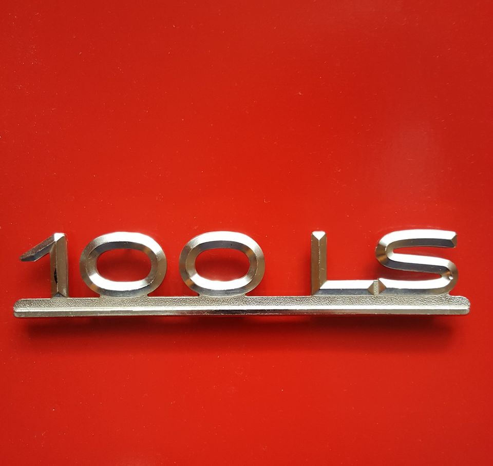 Audi 100 Original Schriftzug (Emblem) "100 LS" in Landau in der Pfalz