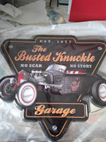 Blechschild The Busted Knuckle Garage 39 x 36 Neu Bayern - Regen Vorschau