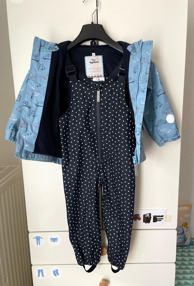 Baby Kinder Matsch Regenhose Jacke Anzug 92 Ernsting‘s Family in Nürnberg (Mittelfr)
