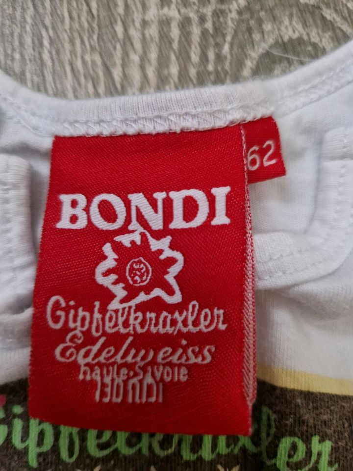 Bondi Body Edelweiß Alpenglück Gipfelkraxler rot braun 62 68 in Essen