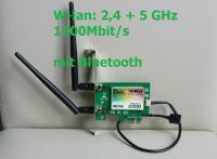 1200 Mbit Wlan W-lan Karte 2,4 + 5 GHz mit Bluetooth PCI-Express Bayern - Plattling Vorschau