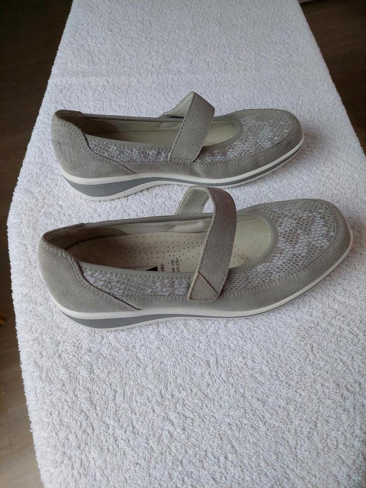 Medicus Damen Schuhe  Ballerina mit Riemchen  grau Gr. 5 H in Herne