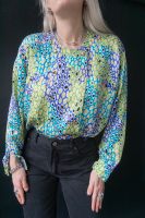 Vintage 80s Bluse ESCADA Animalprint Bunt Seide Niedersachsen - Lüneburg Vorschau