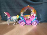 Barbie Prinzessin Kutsche Einhorn Nordrhein-Westfalen - Netphen Vorschau