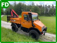 Unimog U90 Turbo mit Kran / Seilwinde / 1.Hand / Traumfahrzeug Bayern - Hinterschmiding Vorschau