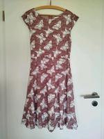Kleid Apricot Gr. 38 altrosa mit Schmetterlingen Nordrhein-Westfalen - Dülmen Vorschau