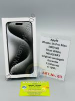 Apple iPhone 15 Pro Max 1000GB Titan White NEU Kr. Passau - Passau Vorschau