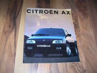 Citroen AX Prospekt von 8/1991 mit 16 Seiten selten + neuwertig!! Niedersachsen - Göttingen Vorschau