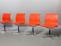 5x Charles Eames für Herman Miller Alu Chair EA 107 Orange Hessen - Hanau Vorschau