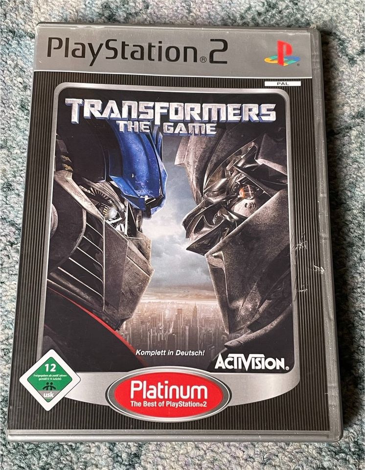 Transformers The Game, PS2 Spiel in Bodenfelde